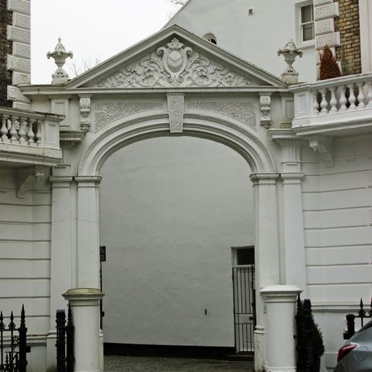 Entrance Arch From Linden Gardens