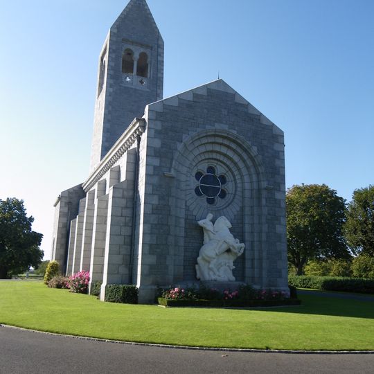 Chapelle du cimetière militaire américain de Saint-James