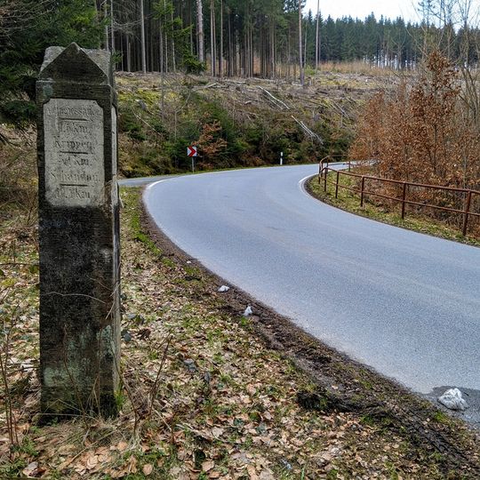 Wegestein Cunnersdorf, Krippenbachweg