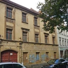 Gasthaus „Kronprinz“, heute Wohnhaus, in geschlossener Bebauung Nikolaigraben 7