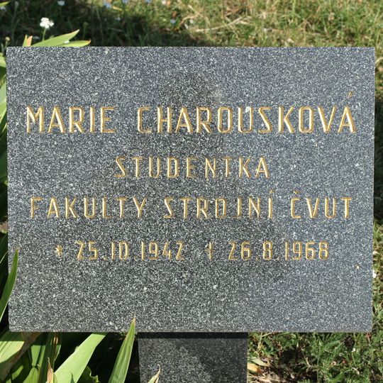 Memorial to victims of the occupation of Czechoslovakia 21st August 1968