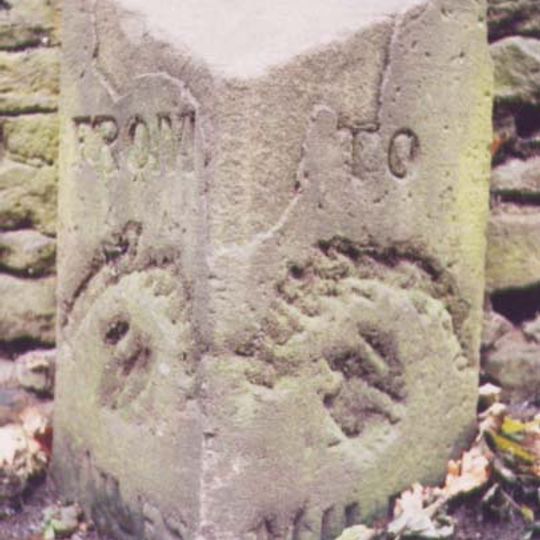 Milestone, Meltham Road, 150m S of railway bridge