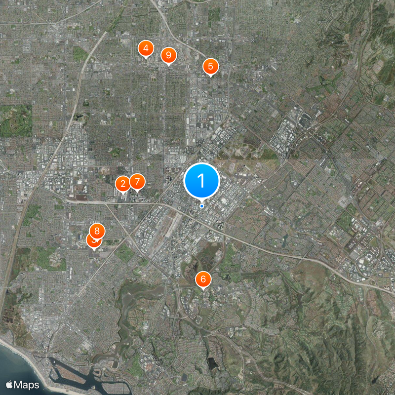 Westcliff University Map