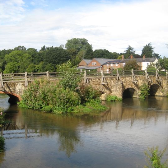 Bridge Over The River Wey To North East Side Of Green
