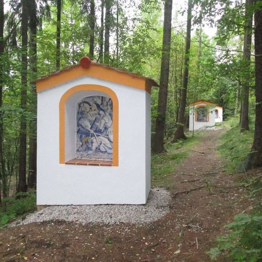 Kaplička na křížové cestě u Stříbra - 3. zastavení