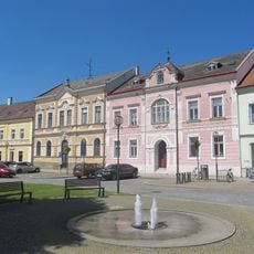 Fontána na náměstí Svatého Ondřeje v Uherském Ostrohu