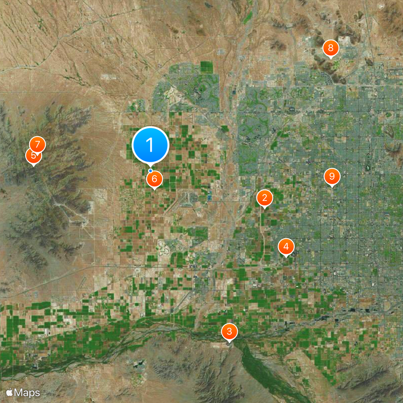 Arizona State Route 303 Map