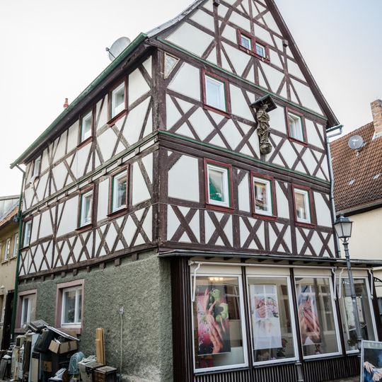 Dreigeschossiges Fachwerkgiebelhaus