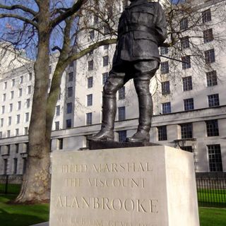Statue of the Viscount Alanbrooke