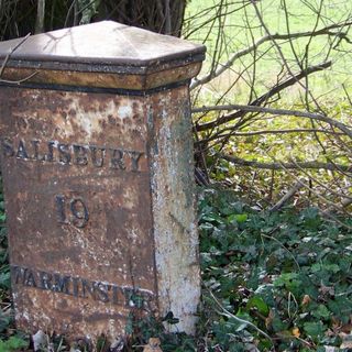 Milepost About 250 Metres West Of Drive To Old Rectory