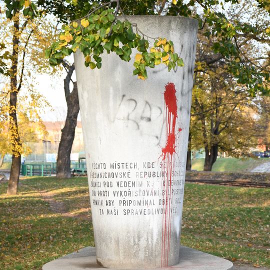 Memorial of working class demonstration