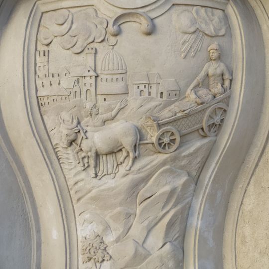 Súsošie sv. Floriána, reliéf figurálny III.