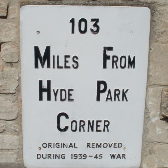 Milestone, High Street, by No. 2,