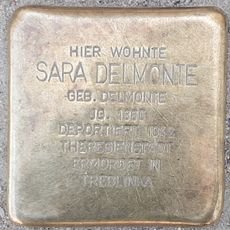 Stolperstein dedicated to Sara Delmonte