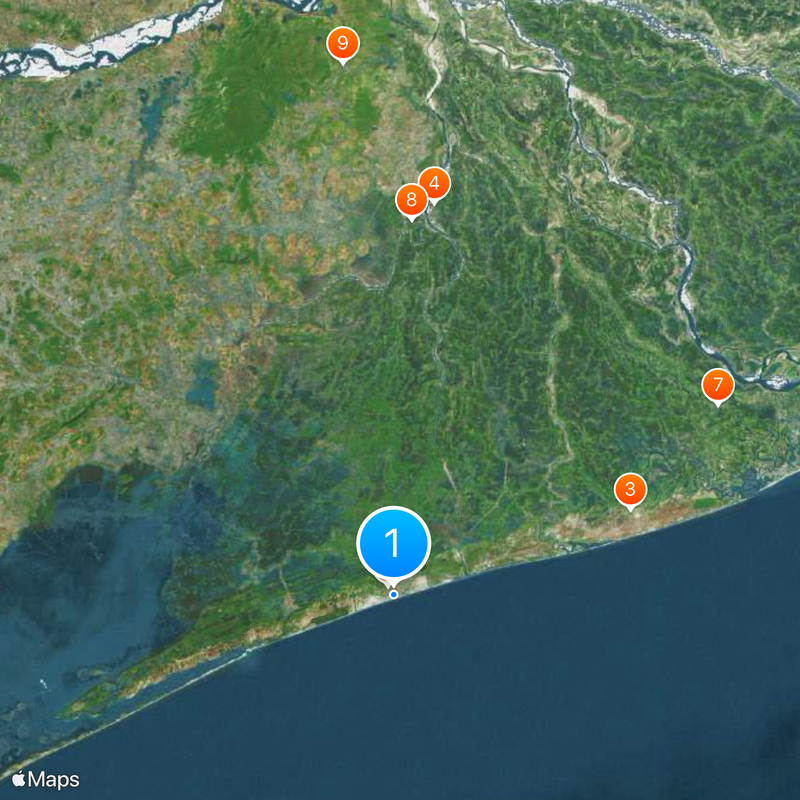 Golden Beach, Puri Mappa