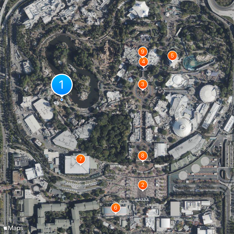 The Haunted Mansion Mapa