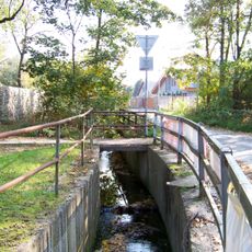 Lávka přes Chodovecký potok proti ulici Ke Spořilovu