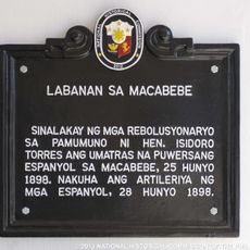 Battle of Macabebe historical marker