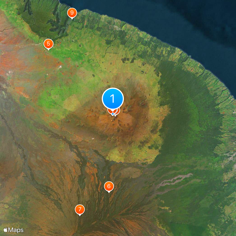 Subaru Telescope Map