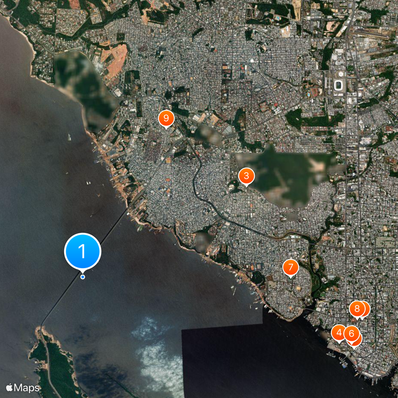 Rio Negro Bridge Mapa