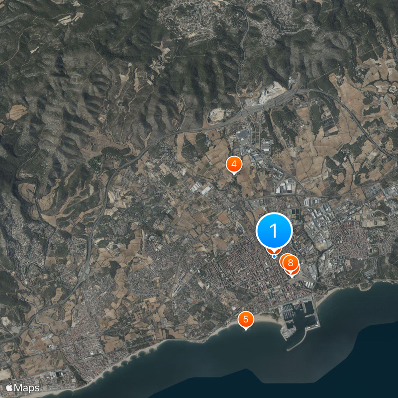 Vilanova i la Geltrú Mapa