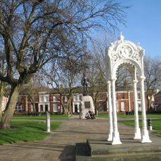 Fountain In Western Part Of Gardens