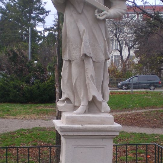 Johannes Nepomuk statue, Parkanlage Winckelmannstraße, Vienna