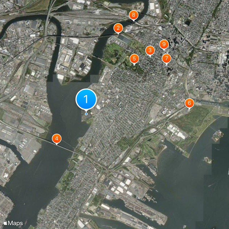 Roosevelt Stadium Mapa