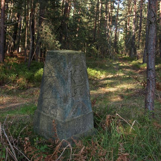 Sächsisch-Preußischer Grenzstein: Pilar Nr. 96