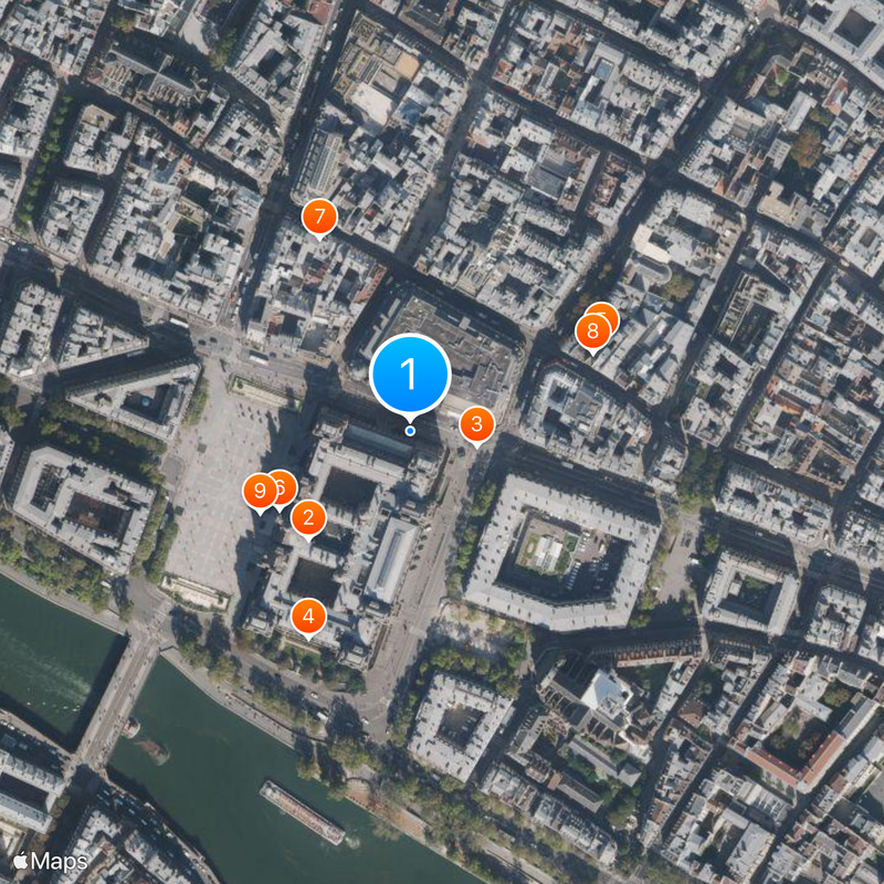 Aire d'attraction de Paris Map