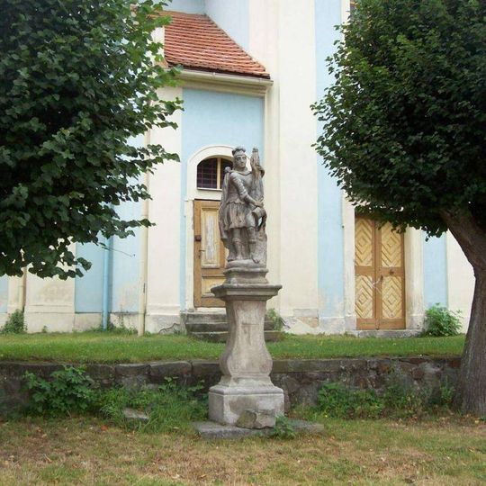 Socha svatého Floriána v Mirošově