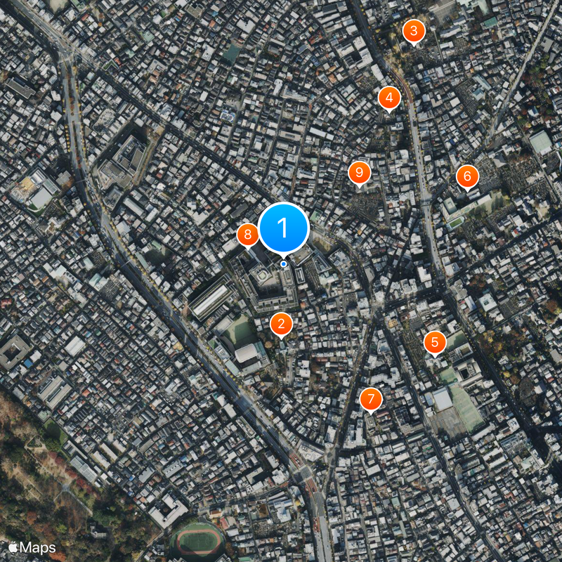Toyo University Map