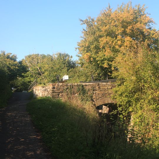 Canal bridge at Drapers Lock on Monmouthshire and Brecon Canal
