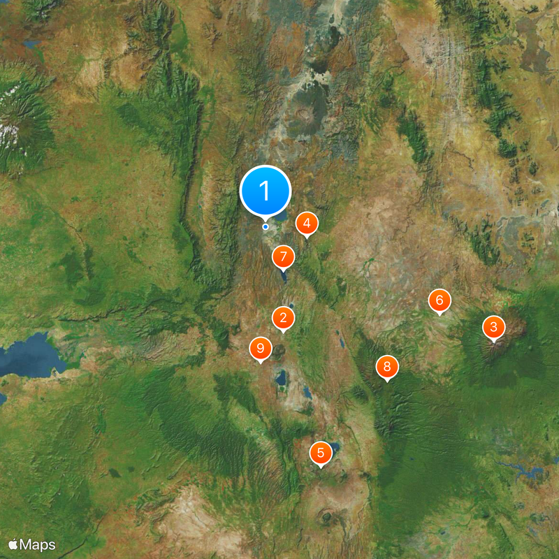 Rift Valley Province Map