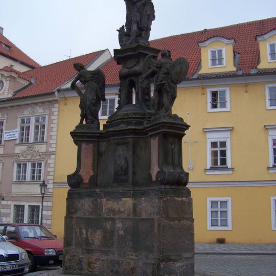 Statue of John the Baptist, Maltézské Square