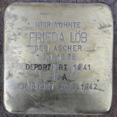 Stolperstein dedicated to Frieda Löb