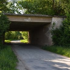 Highway bridge of unfinished extraterritorial highway Vienna-Wroclaw