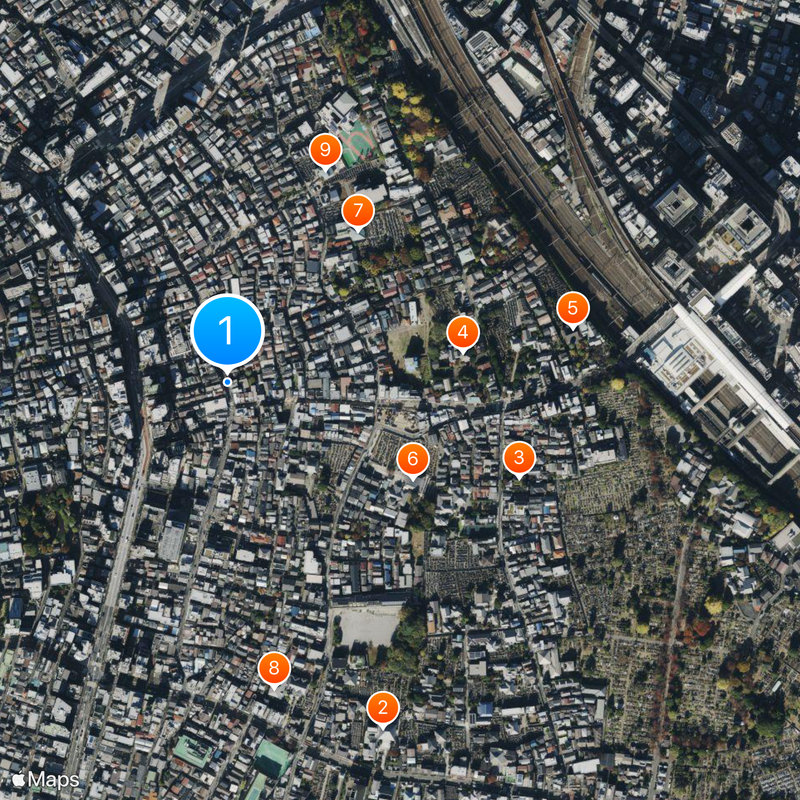 Yanesen Map