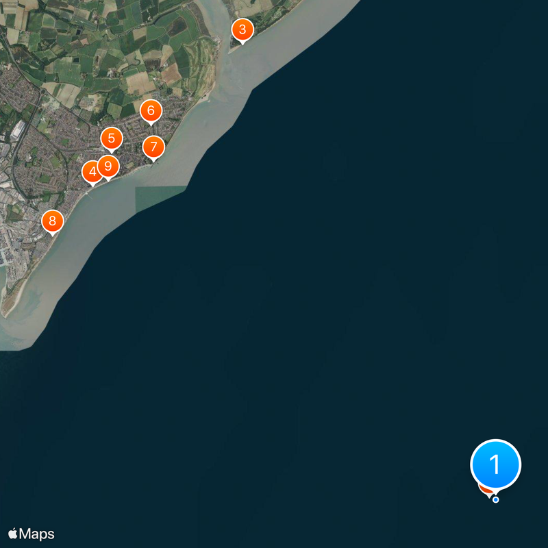 Principality of Sealand Map