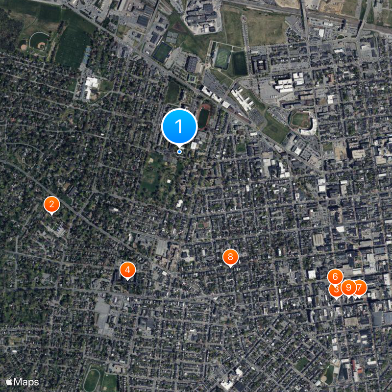 Franklin & Marshall College Map