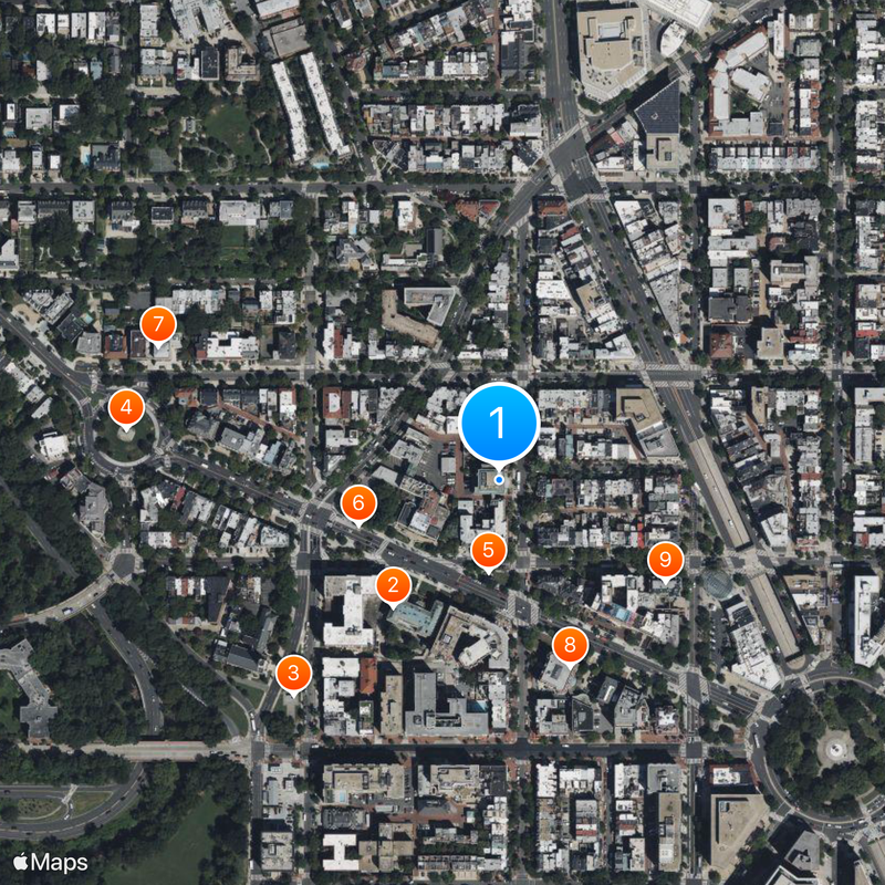 The Phillips Collection Map