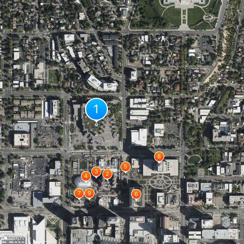 LDS Conference Center Mappa