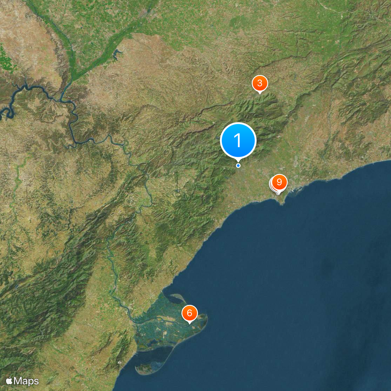 Provincia de Tarragona Mapa