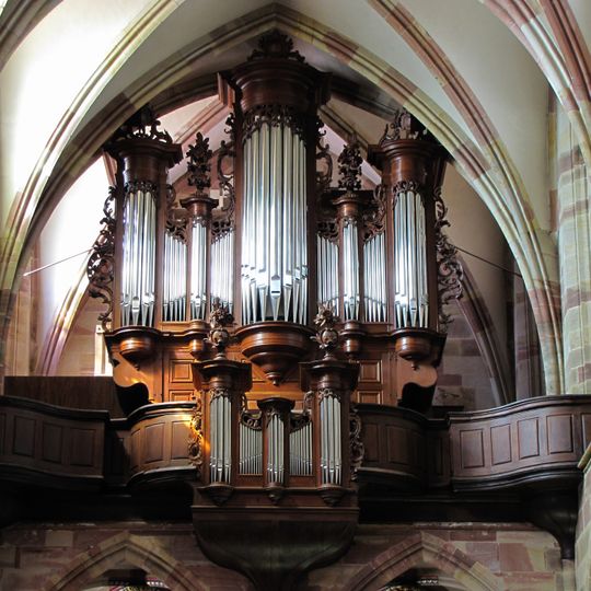 Orgue de tribune de l'abbatiale Saint-Pierre-et-Saint-Paul de Wissembourg