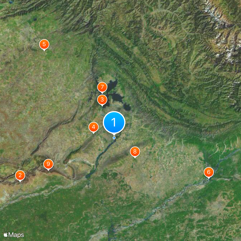Distretto di Jhelum Mappa