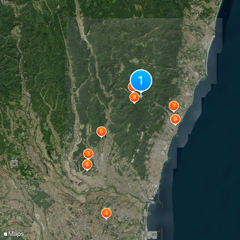 Hitachi mine Map