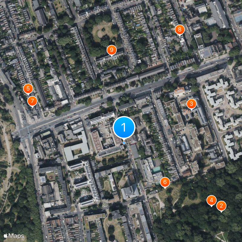 Mile End Map