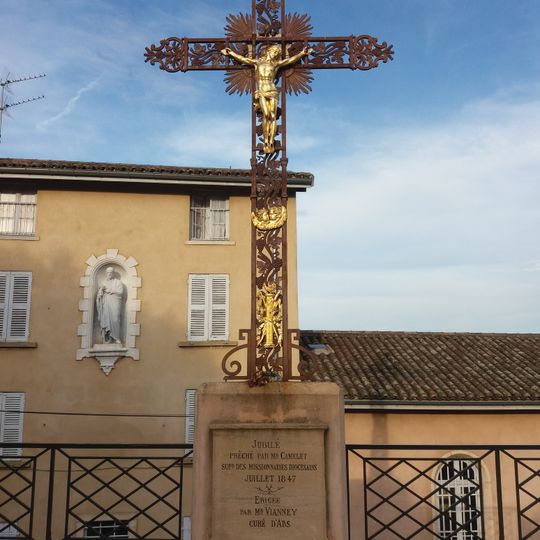 Croix monumentale du Jubilé de 1847 d'Ars-sur-Formans