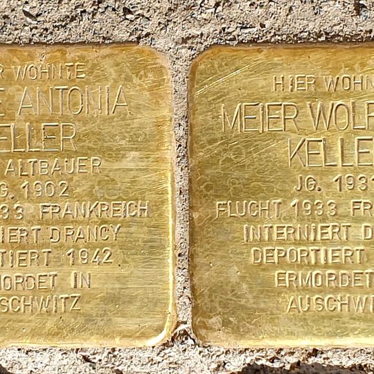 Stolperstein en memoria de Suzanne Keller