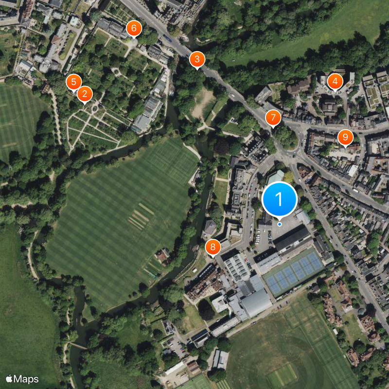 Magdalen College School Map